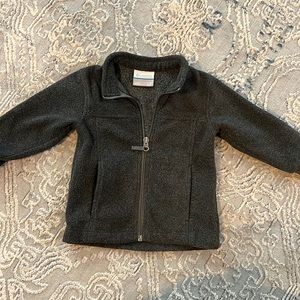 Worn but good condition baby Colombia fleece sweater zip up 12-18m